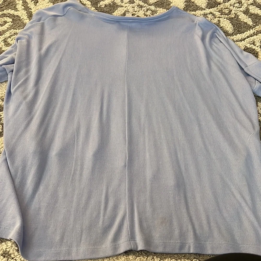 LOFT v-neck top, periwinkle blue, size M NWT! - Picture 5 of 5
